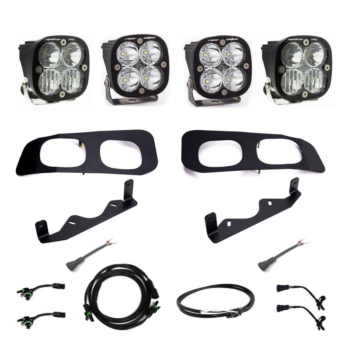 2023+ Ford F-250 / F-350 Super Duty Squadron Racer/Squadron Pro "Unlimited" Dual Fog Pocket Light Kit - Apollo Off-Road