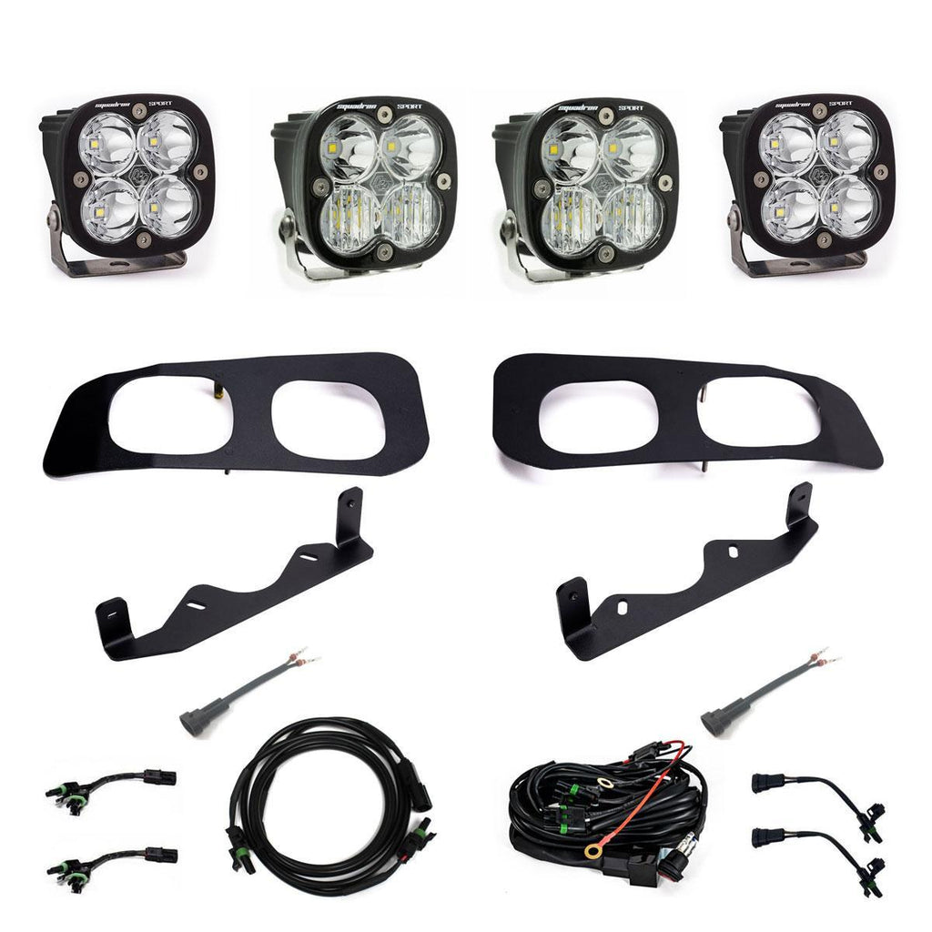 2023+ Ford F-250 / F-350 Super Duty Squadron Sport Dual Fog Pocket Light Kit 448257 - Apollo Off-Road