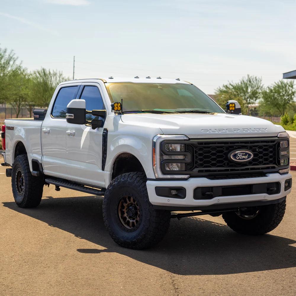 2023+ Ford Super Duty A-Pillar Light Mounts - Apollo Off-Road