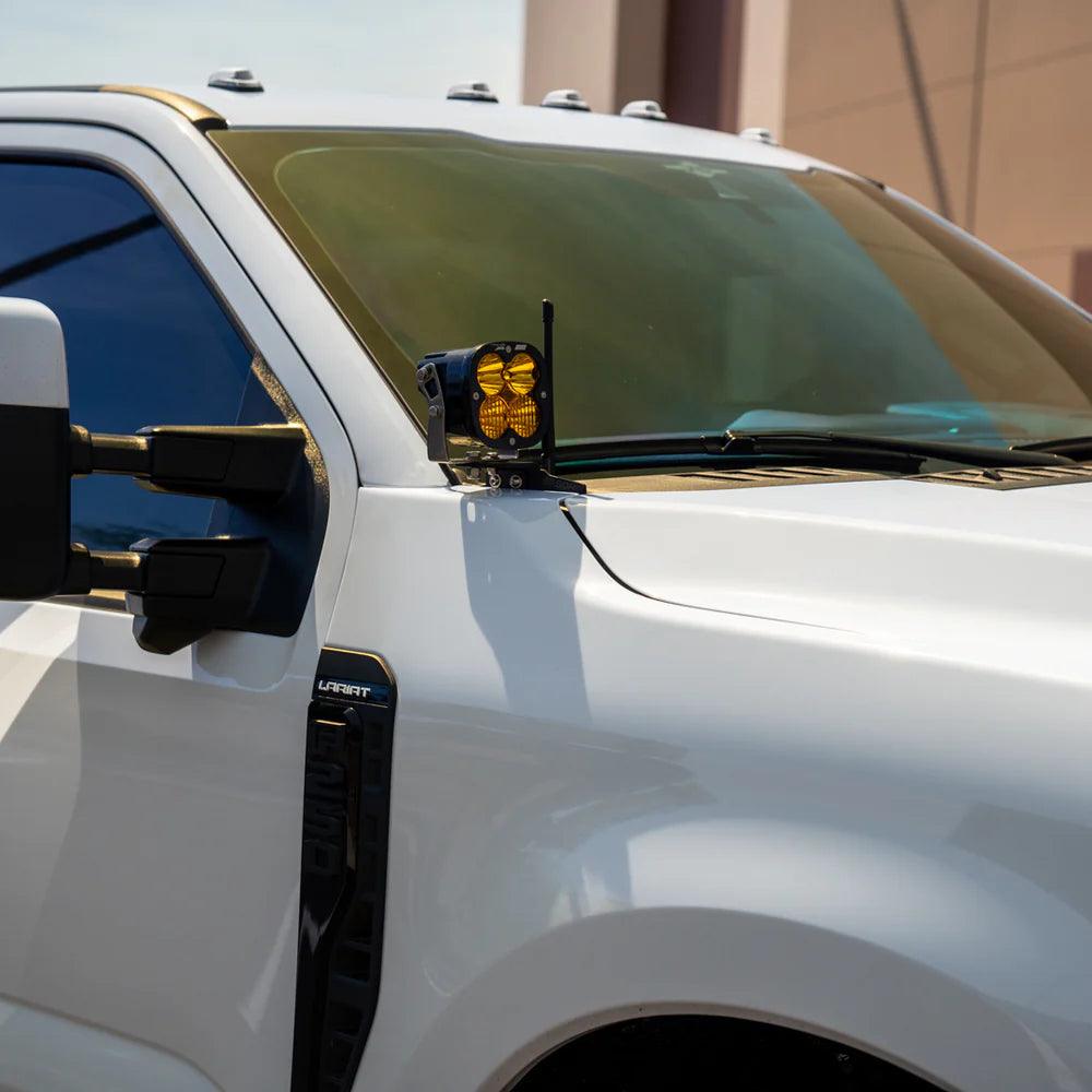 2023+ Ford Super Duty A-Pillar Light Mounts - Apollo Off-Road