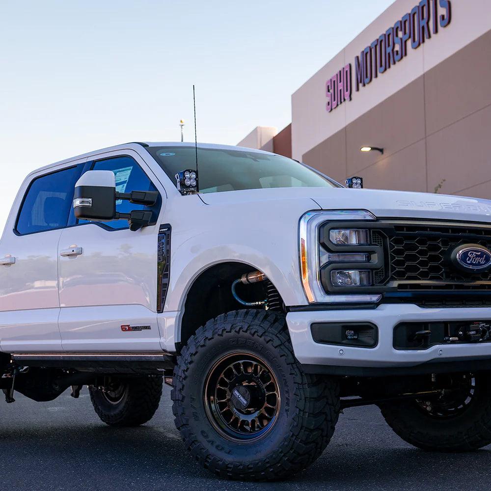 2023+ Ford Super Duty A-Pillar Light Mounts - Apollo Off-Road