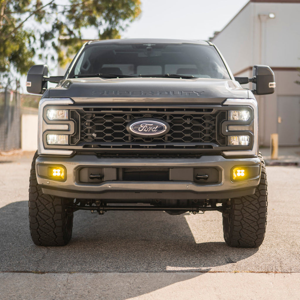 2023+ Ford Super Duty Baja Designs Squadron Fog Light Kit - Apollo Off-Road
