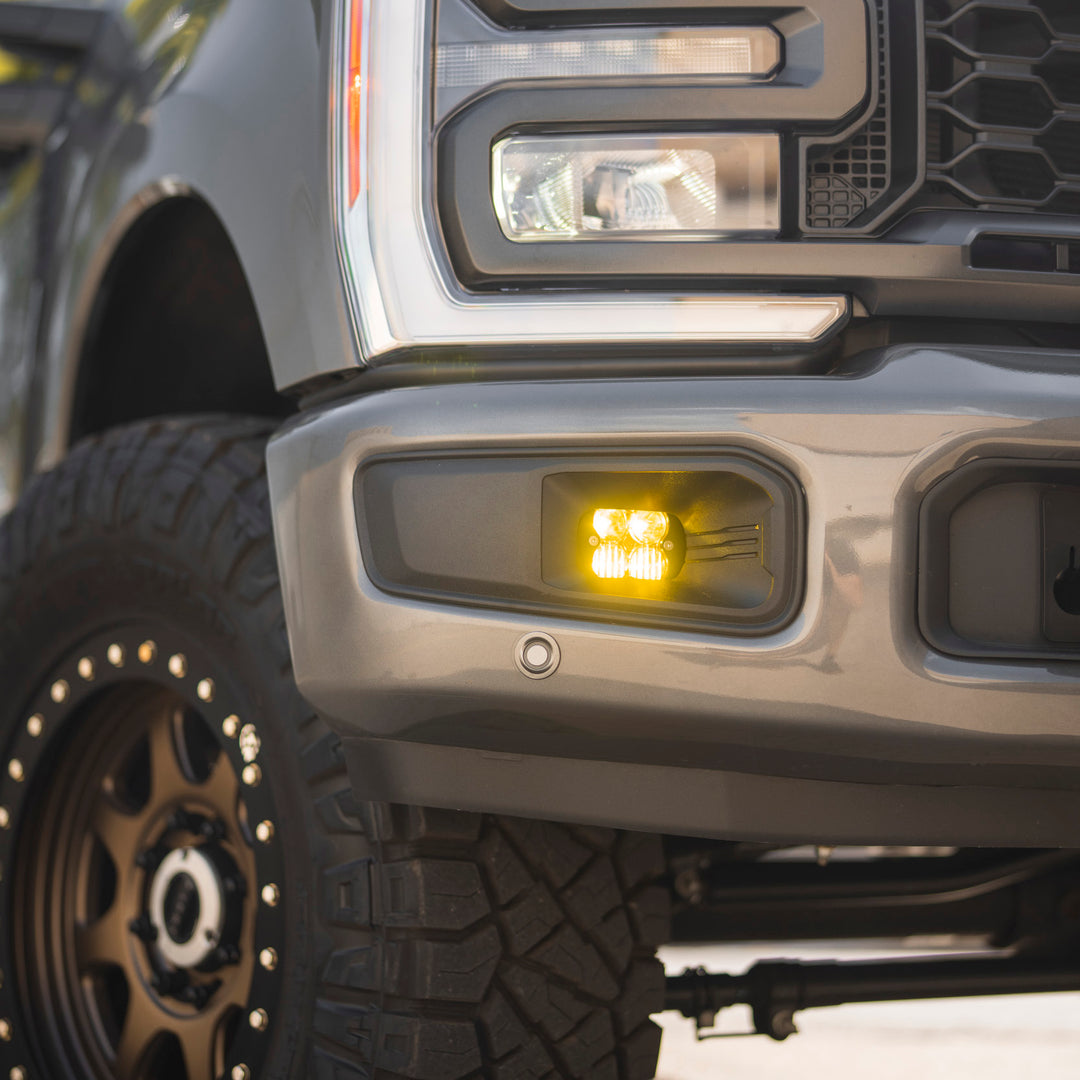 2023+ Ford Super Duty Baja Designs Squadron Fog Light Kit - Apollo Off-Road