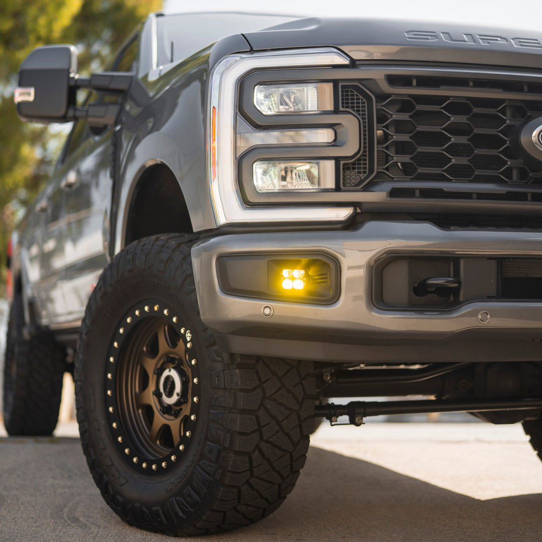 2023+ Ford Super Duty Baja Designs Squadron Fog Light Kit - Apollo Off-Road