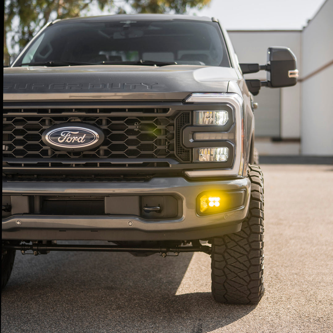 2023+ Ford Super Duty Baja Designs Squadron Fog Light Kit - Apollo Off-Road