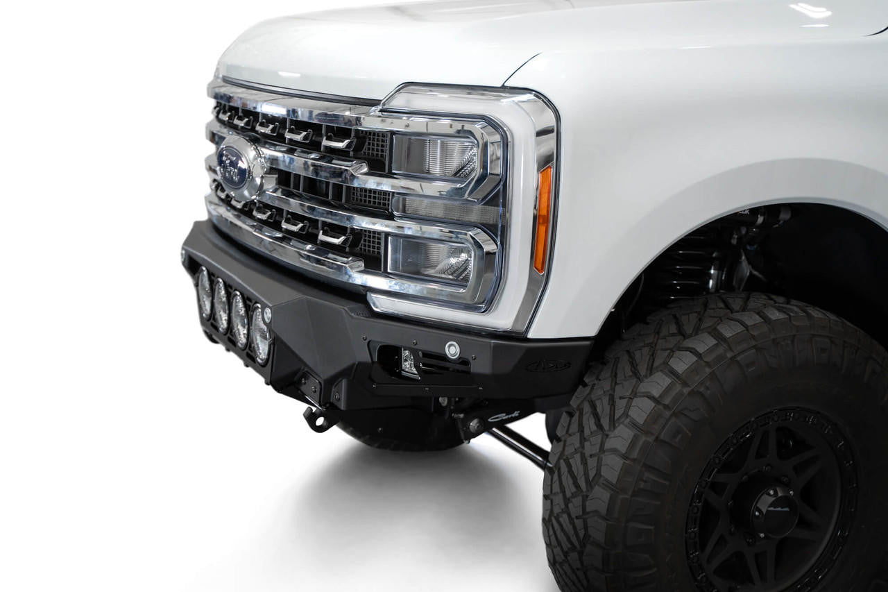 2023+ Ford Super Duty F-250-F-350 Bomber Front Bumper (Rigid) - Apollo Off-Road