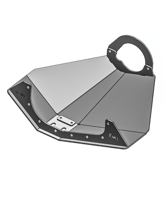 Foutz Motorsports Rear Differential Skid Plate, Sterling 11.6 Rear Axle 2023-2027 Ford F-250/F-350 Super Duty