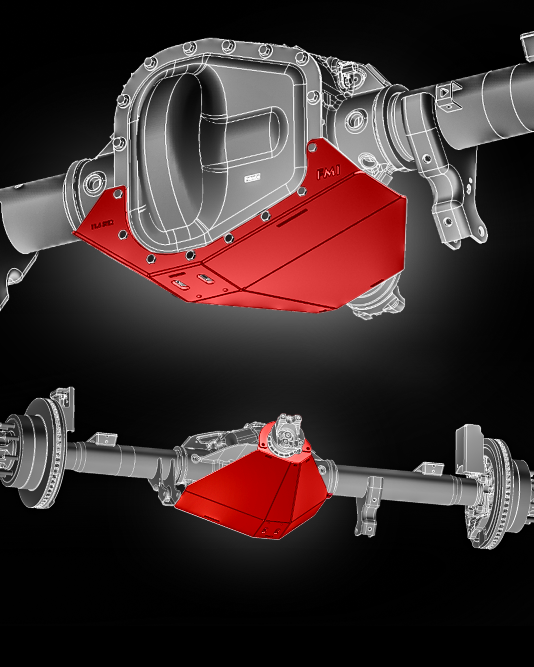 Foutz Motorsports Rear Differential Skid Plate, Sterling 11.6 Rear Axle 2023-2027 Ford F-250/F-350 Super Duty