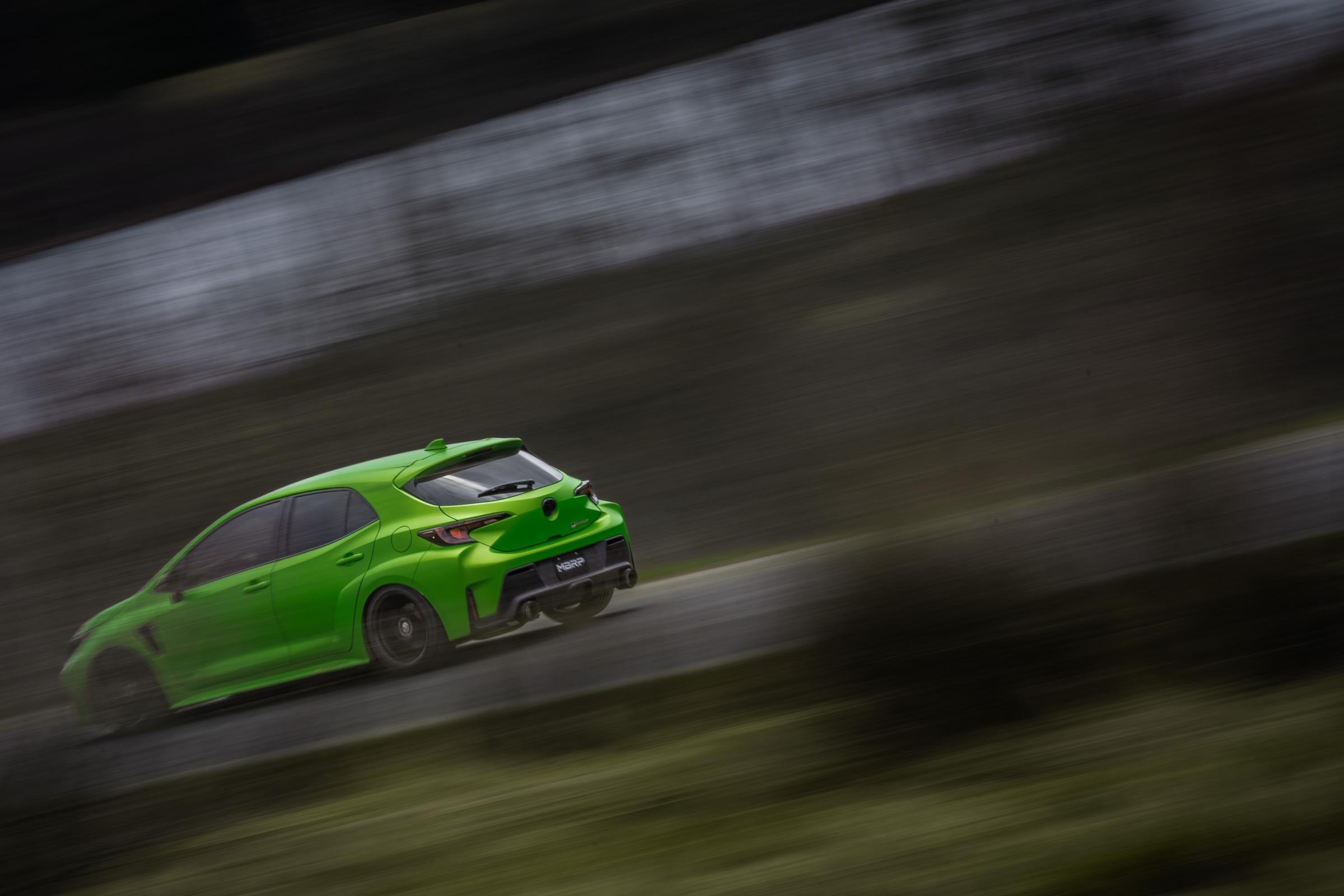 2023-Up Toyota Corolla GR 1.6L Armor Pro T304 Stainless Steel 3 Inch Cat-Back Dual Split Rear with Burnt End Tips - Apollo Off-Road