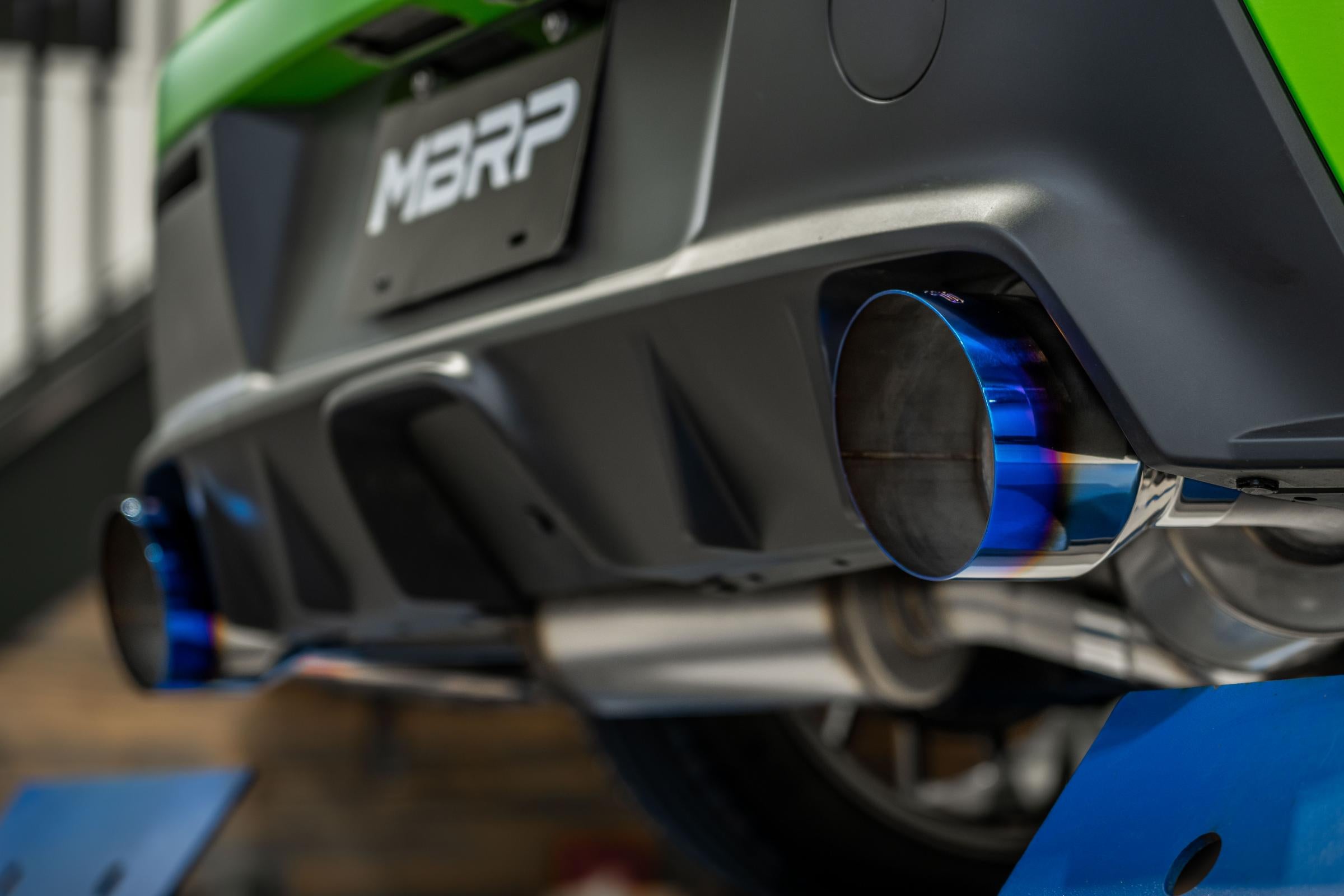 2023-Up Toyota Corolla GR 1.6L Armor Pro T304 Stainless Steel 3 Inch Cat-Back Dual Split Rear with Burnt End Tips - Apollo Off-Road