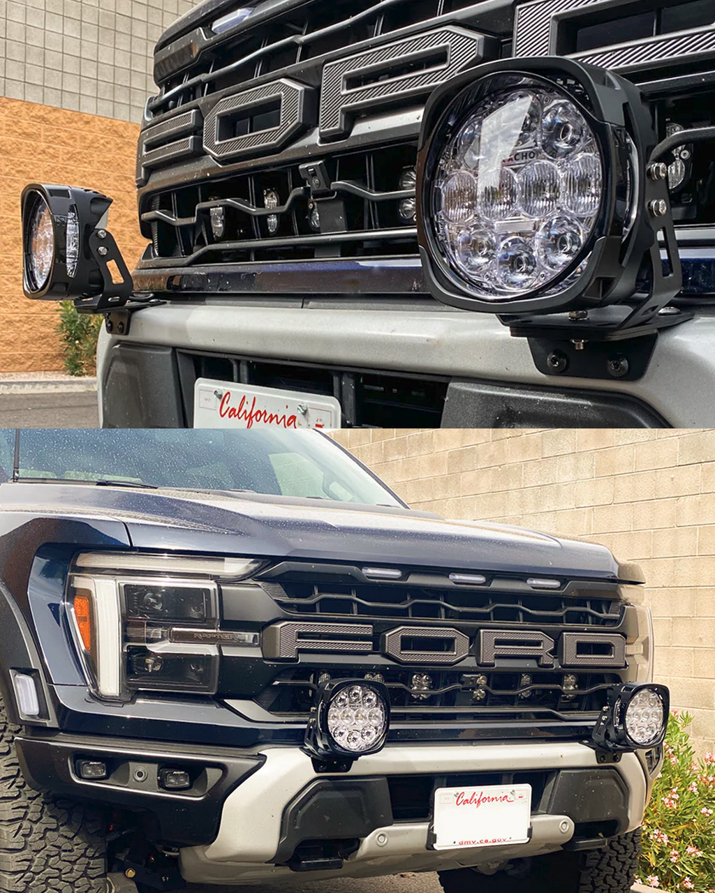 Foutz Motorsports Light Mount Brackets for Stock Bumper (pair) 2024-2026 Ford F-150 Raptor 2024-2026 Ford F-150 Raptor R