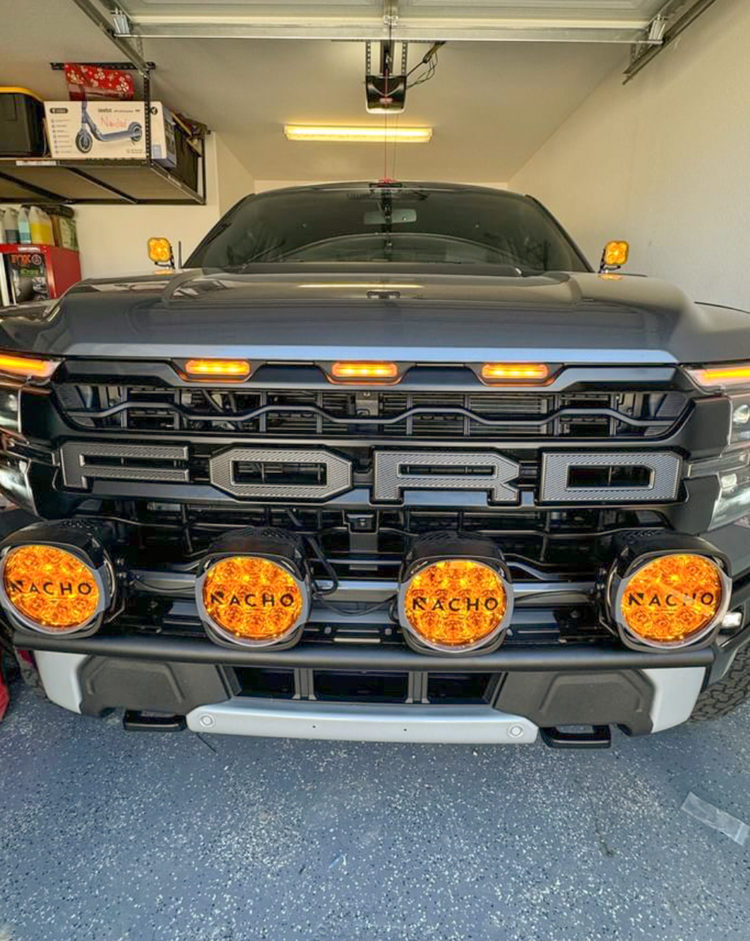 Foutz Motorsports Front Light Mount Kit (modular bumper) - Use Any Light 2024 Ford F-150 Raptor 2024 Ford F-150 Raptor R