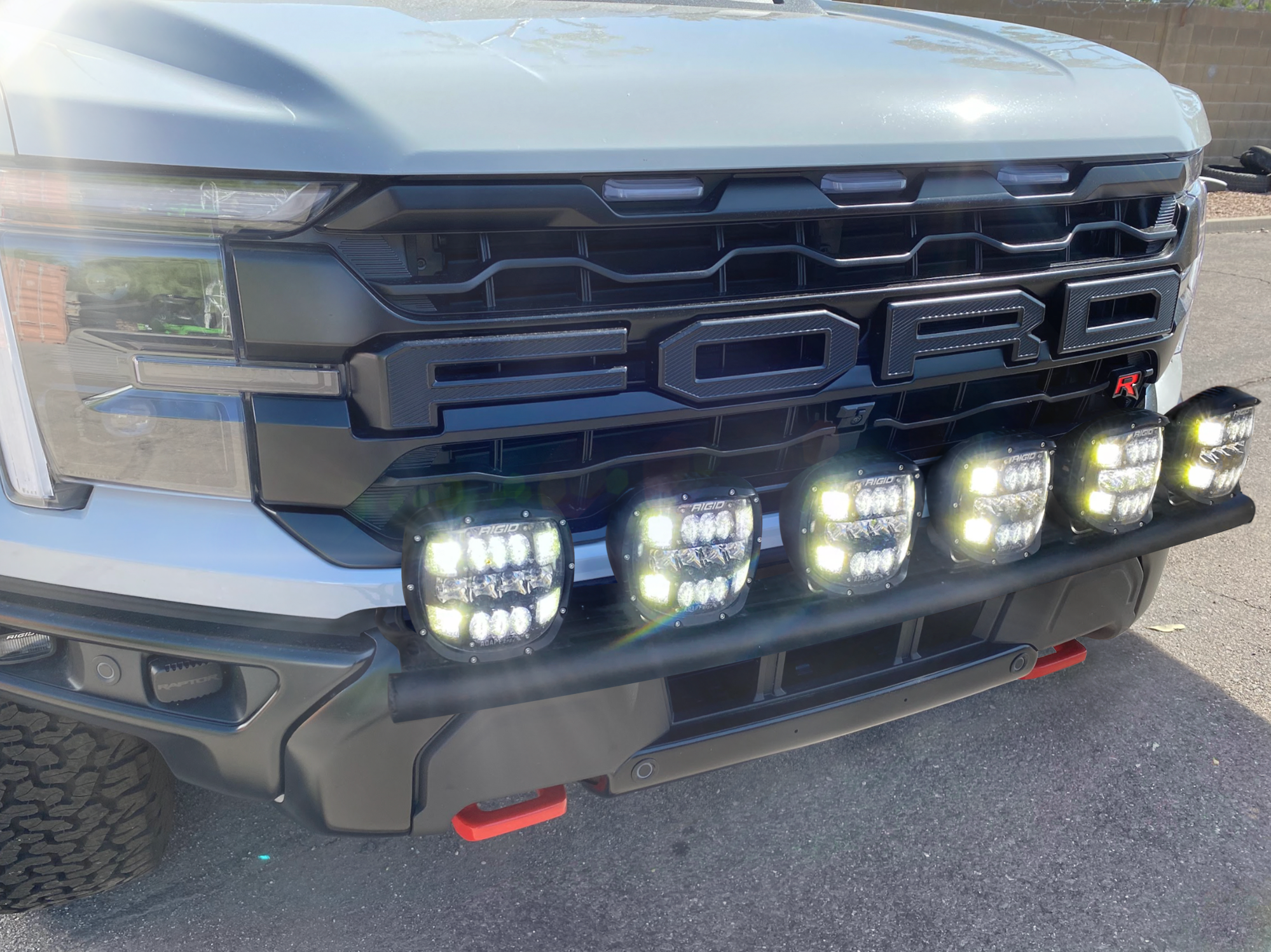 Foutz Motorsports Front Light Mount Kit (modular bumper) - Use Any Light 2024 Ford F-150 Raptor 2024 Ford F-150 Raptor R