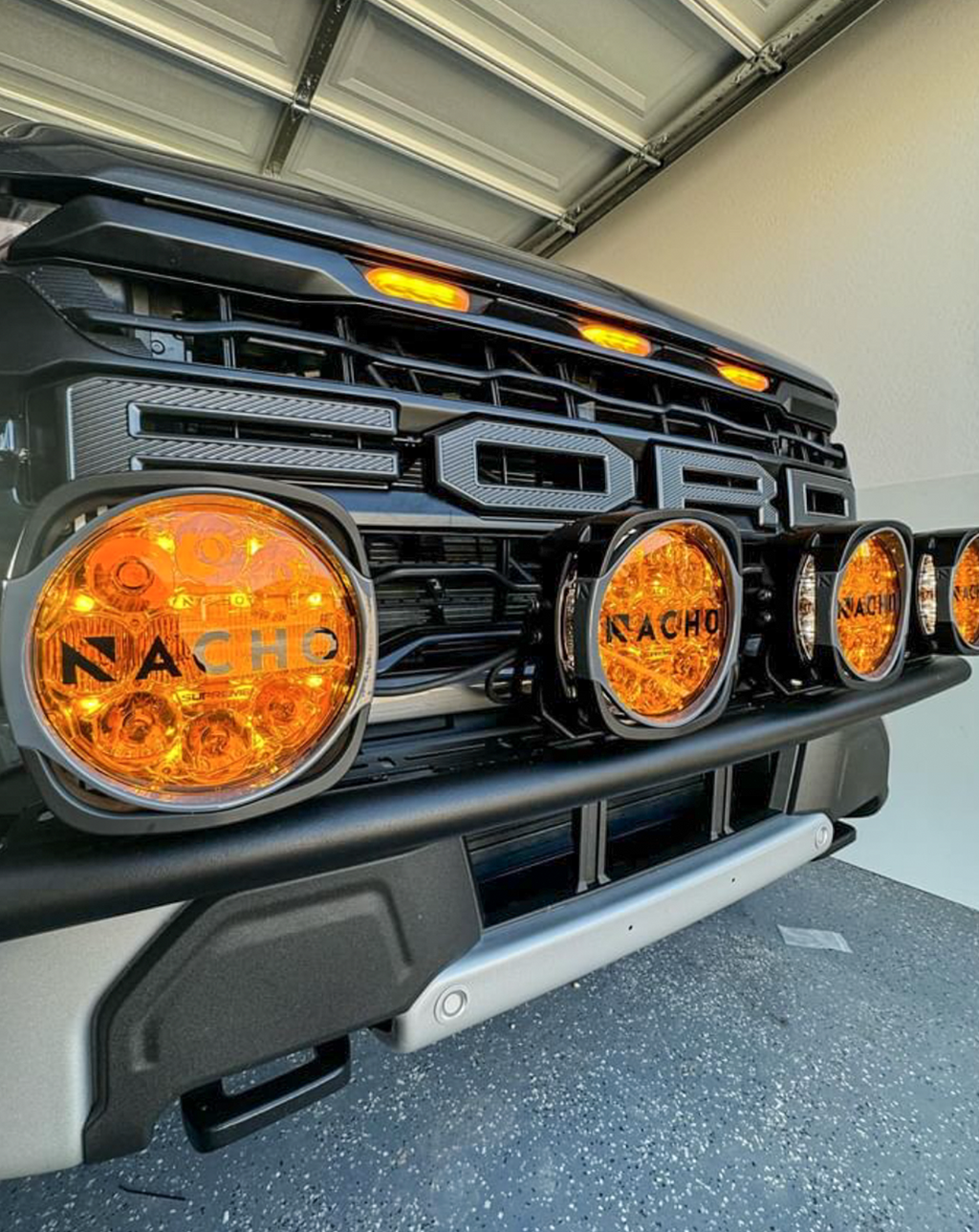 Foutz Motorsports Front Light Mount Kit (modular bumper) - Use Any Light 2024 Ford F-150 Raptor 2024 Ford F-150 Raptor R