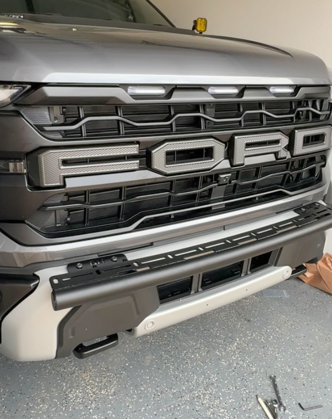 Foutz Motorsports Front Light Mount Kit (modular bumper) - Use Any Light 2024 Ford F-150 Raptor 2024 Ford F-150 Raptor R
