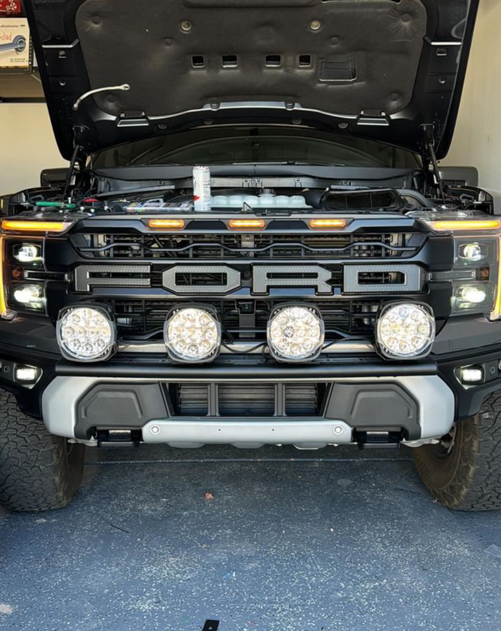 Foutz Motorsports Front Light Mount Kit (modular bumper) - Use Any Light 2024 Ford F-150 Raptor 2024 Ford F-150 Raptor R