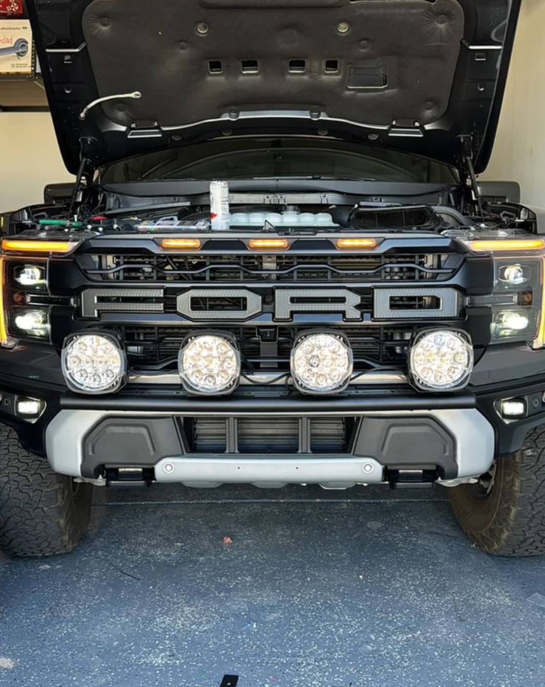 Foutz Motorsports Front Light Mount Kit (modular bumper) - Use Any Light 2024 Ford F-150 Raptor 2024 Ford F-150 Raptor R