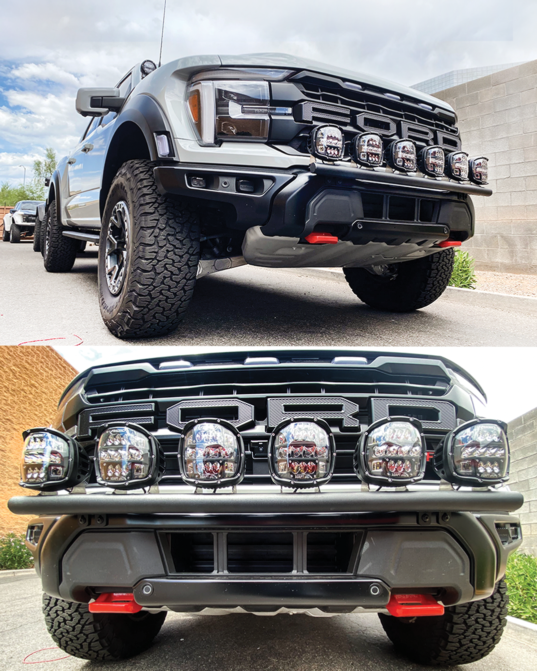Foutz Motorsports Front Light Mount Kit (modular bumper) - Use Any Light 2024 Ford F-150 Raptor 2024 Ford F-150 Raptor R