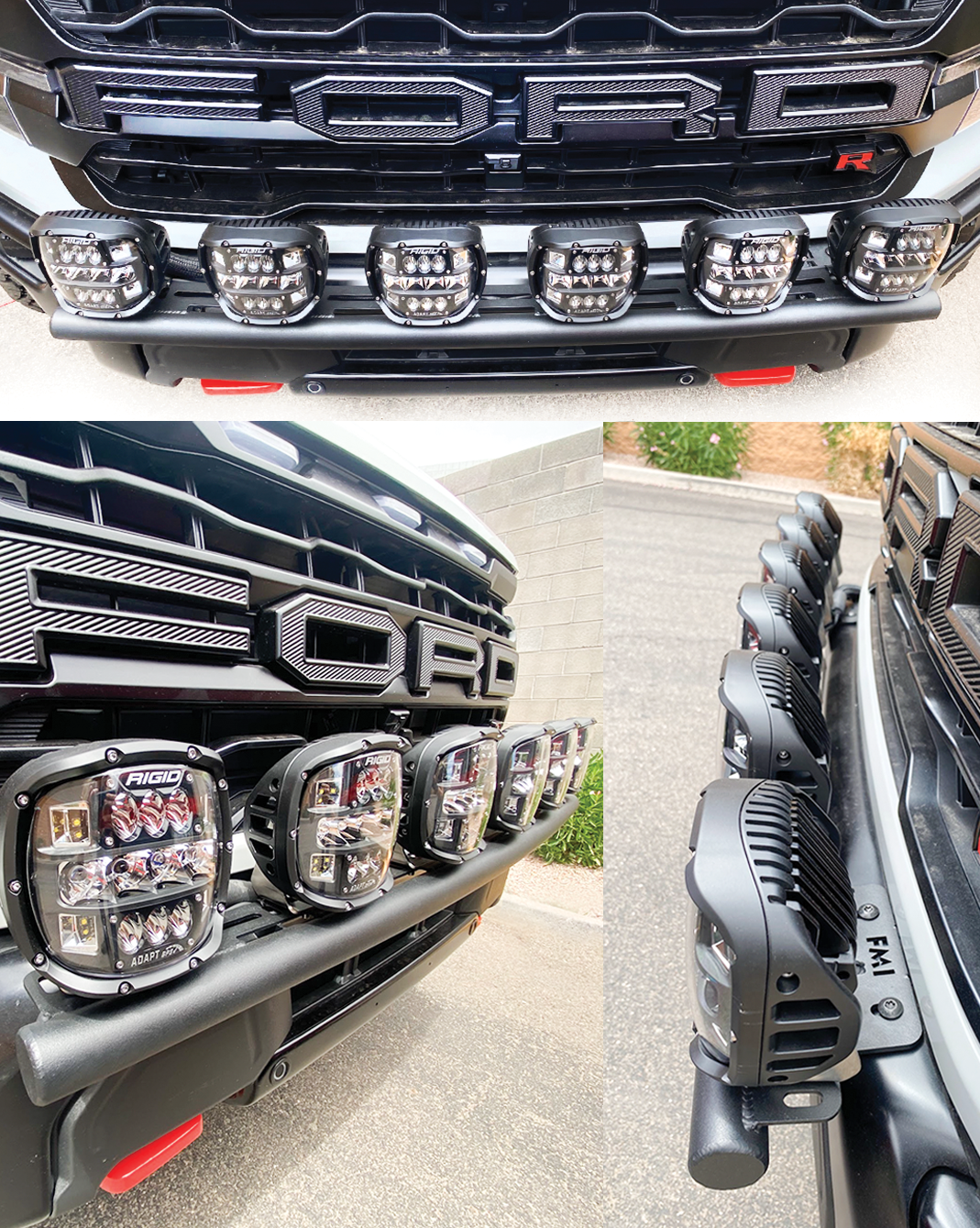 Foutz Motorsports Front Light Mount Kit (modular bumper) - Use Any Light 2024 Ford F-150 Raptor 2024 Ford F-150 Raptor R