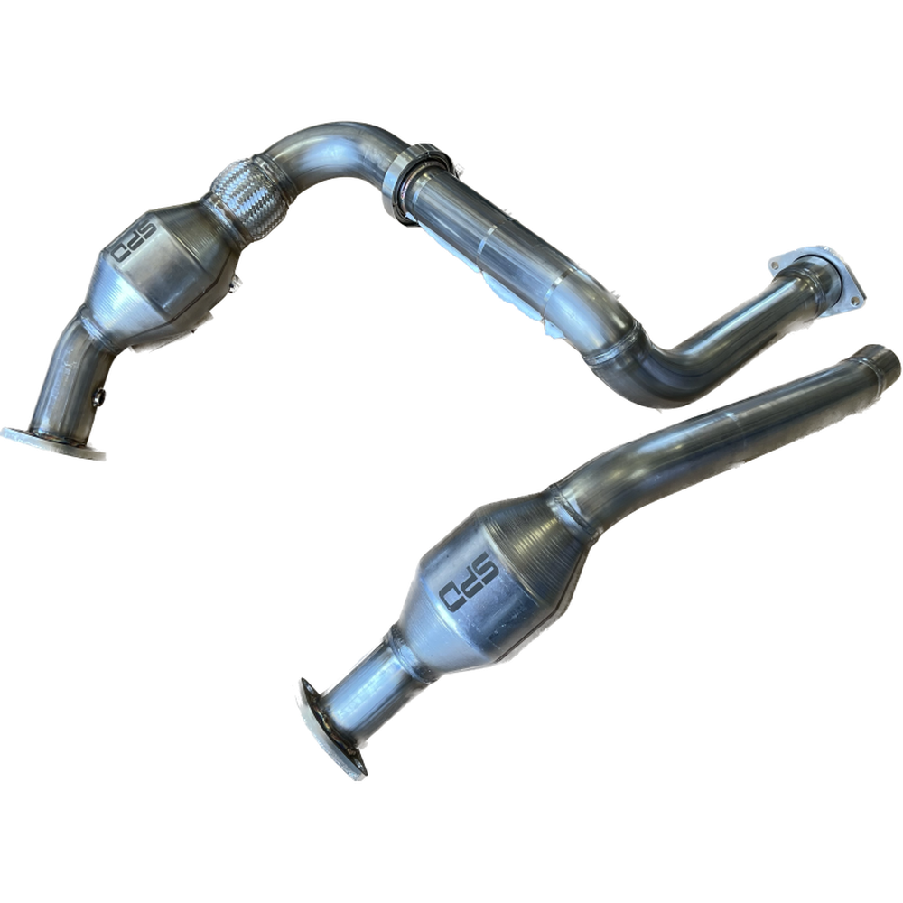 2024+ Ford F-150 Raptor 3.5L Alpha Catted Downpipes - Apollo Off-Road