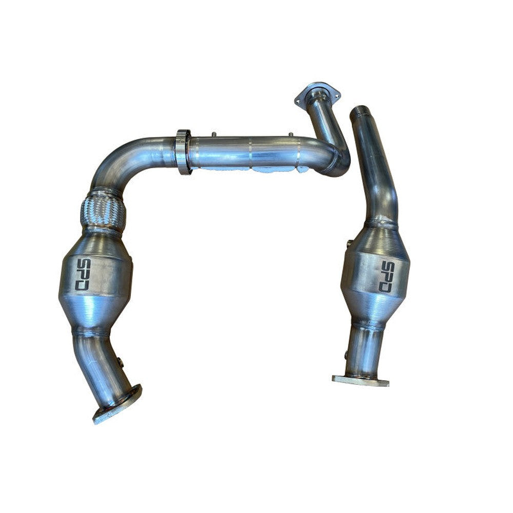 2024+ Ford F-150 Raptor 3.5L Alpha Catted Downpipes - Apollo Off-Road