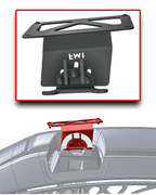 Foutz Motorsports Front Tow Hook License Plate Mount 2024-2027 Ford F-150
