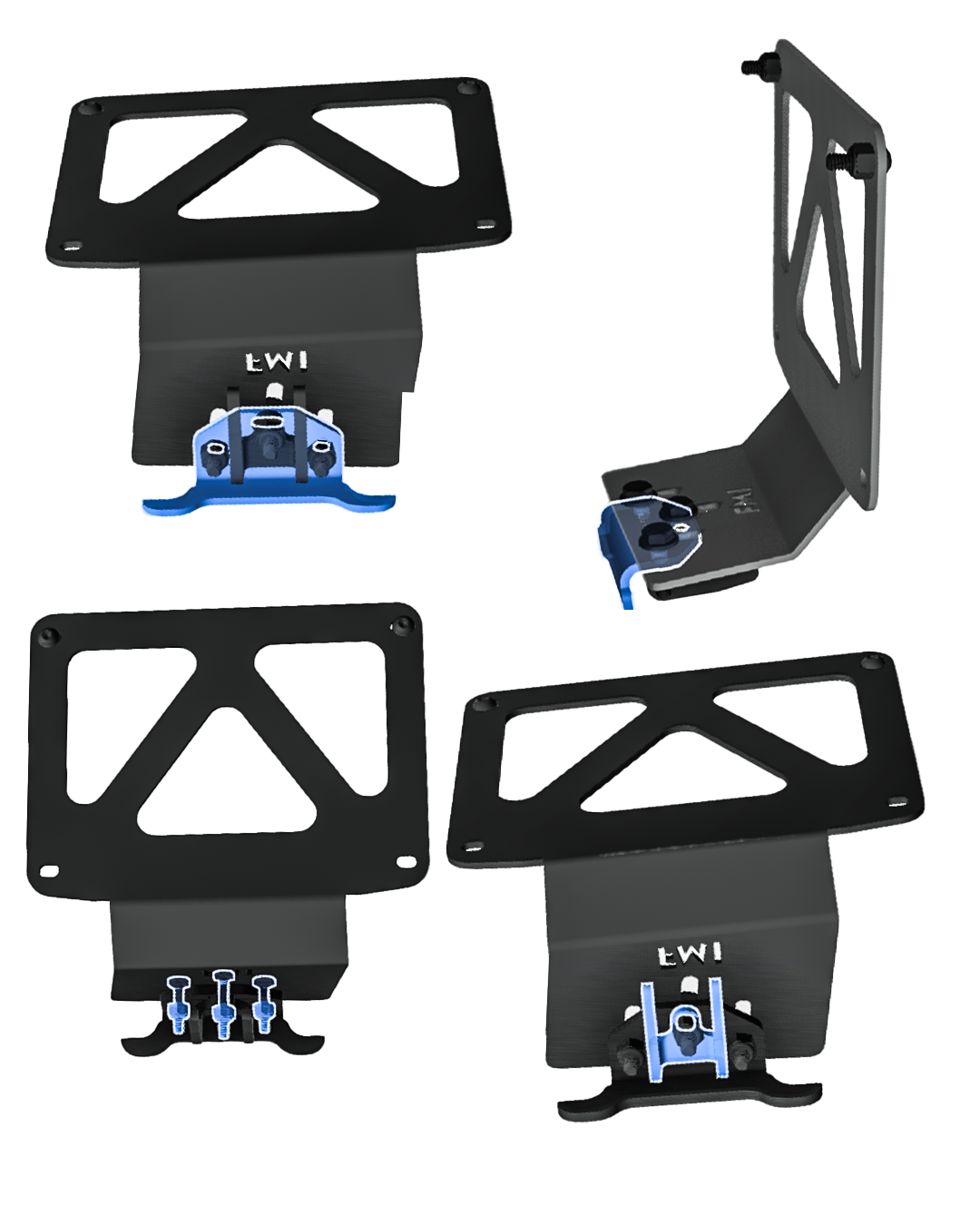 Foutz Motorsports Front Tow Hook License Plate Mount 2024-2027 Ford F-150