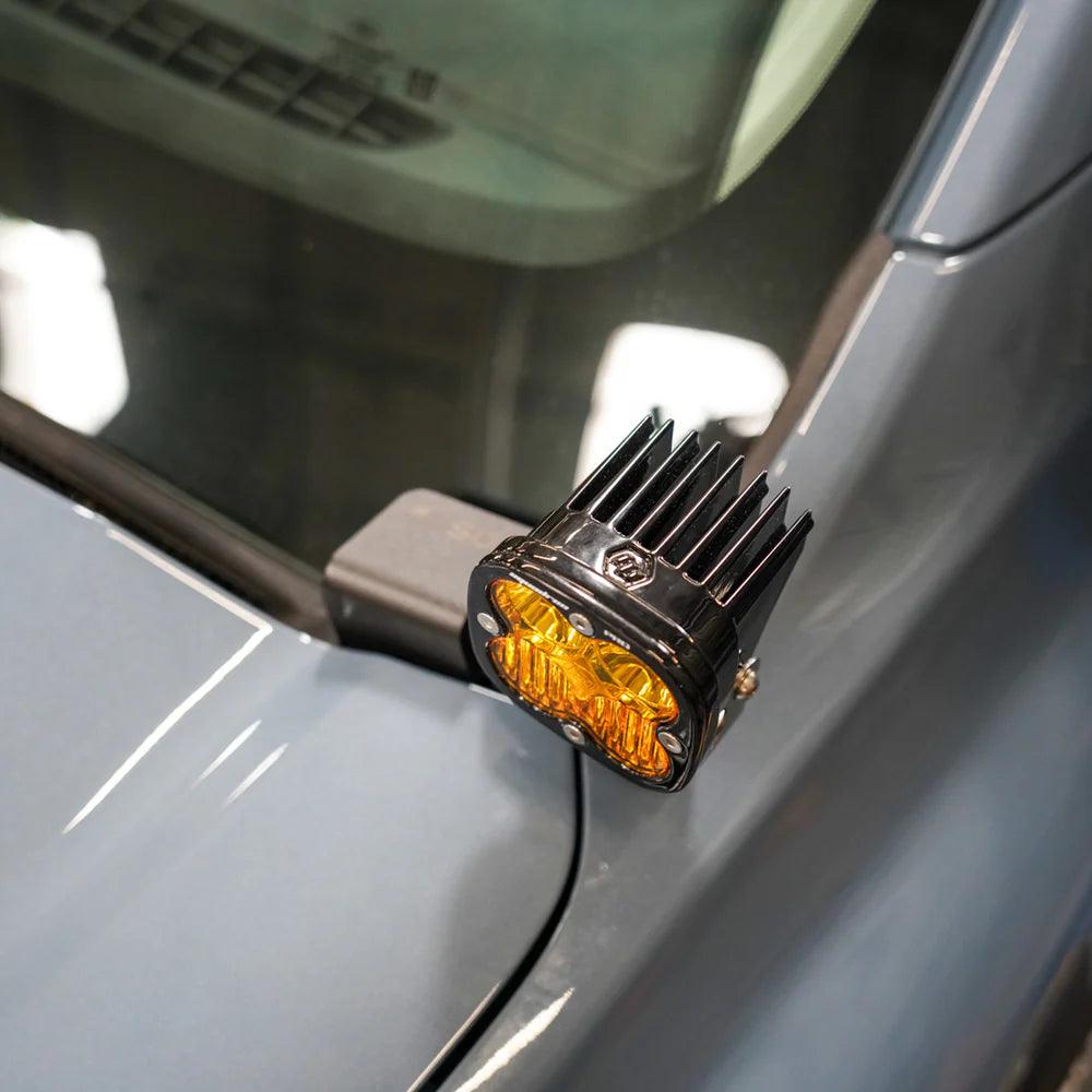 2024+ Ford Ranger/Ranger Raptor A-Pillar Light Mounts - Apollo Off-Road