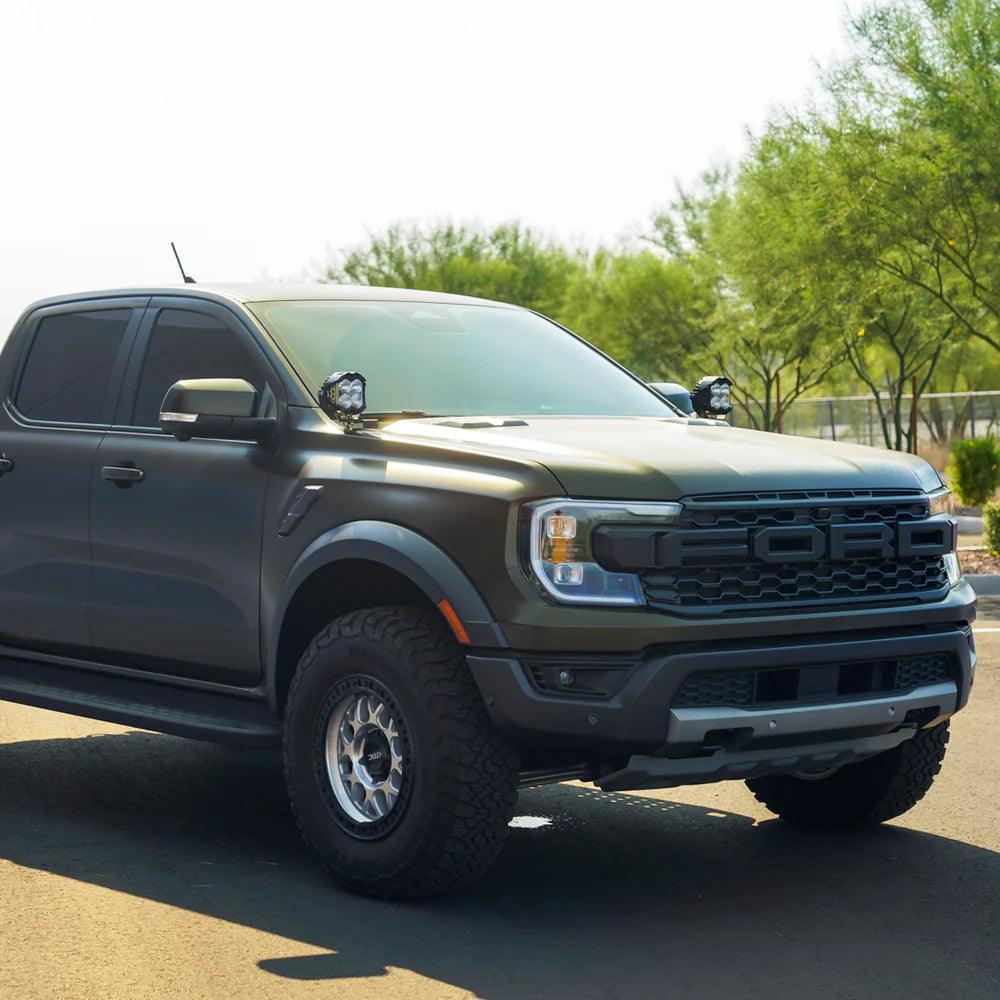 2024+ Ford Ranger/Ranger Raptor A-Pillar Light Mounts - Apollo Off-Road