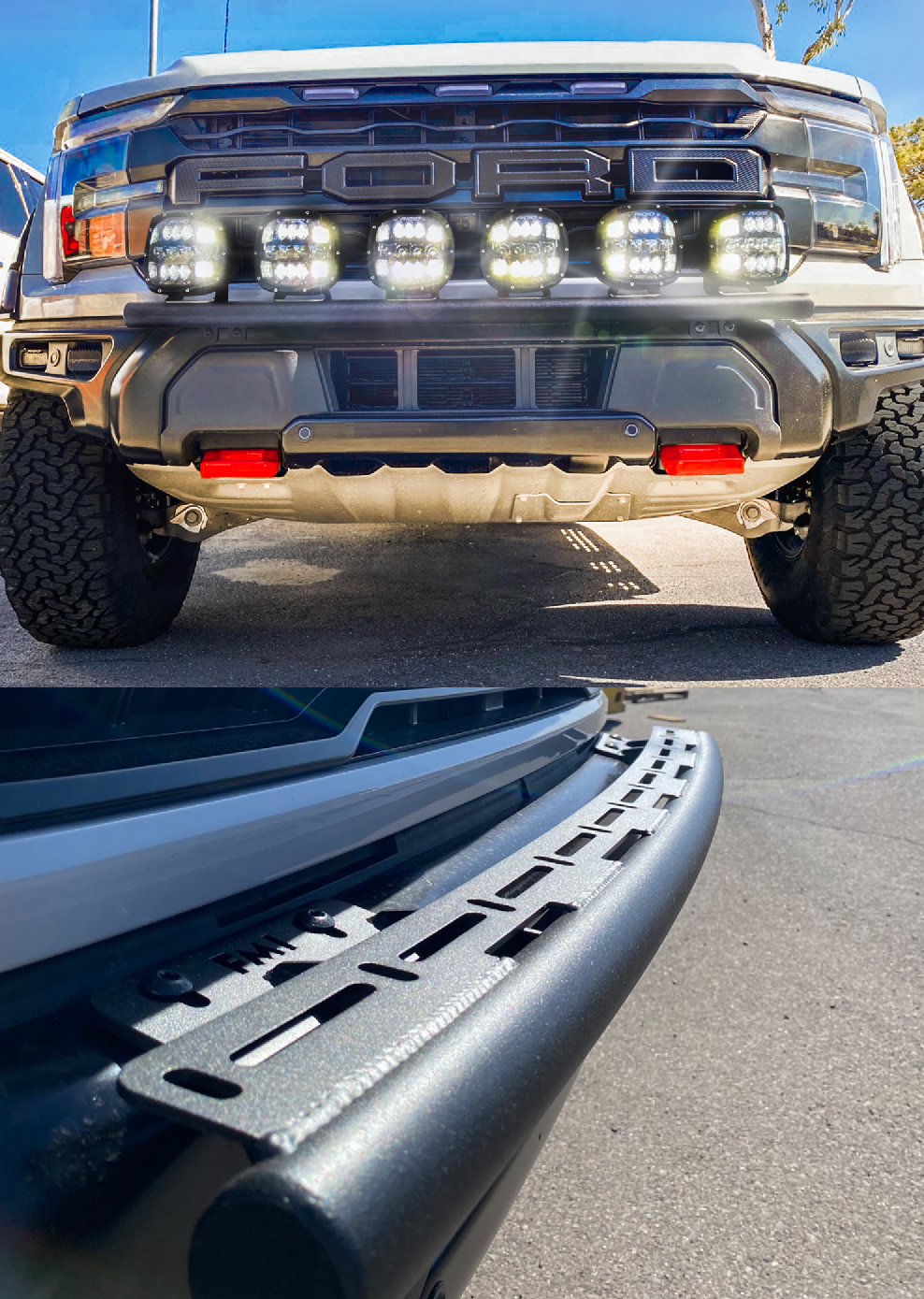 Foutz Motorsports Front Light Mount Kit (modular bumper) - Use Any Light 2024 Ford F-150 Raptor 2024 Ford F-150 Raptor R