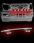 Foutz Motorsports Front Light Mount (stock bumper) 2024-2027 Ford F-150