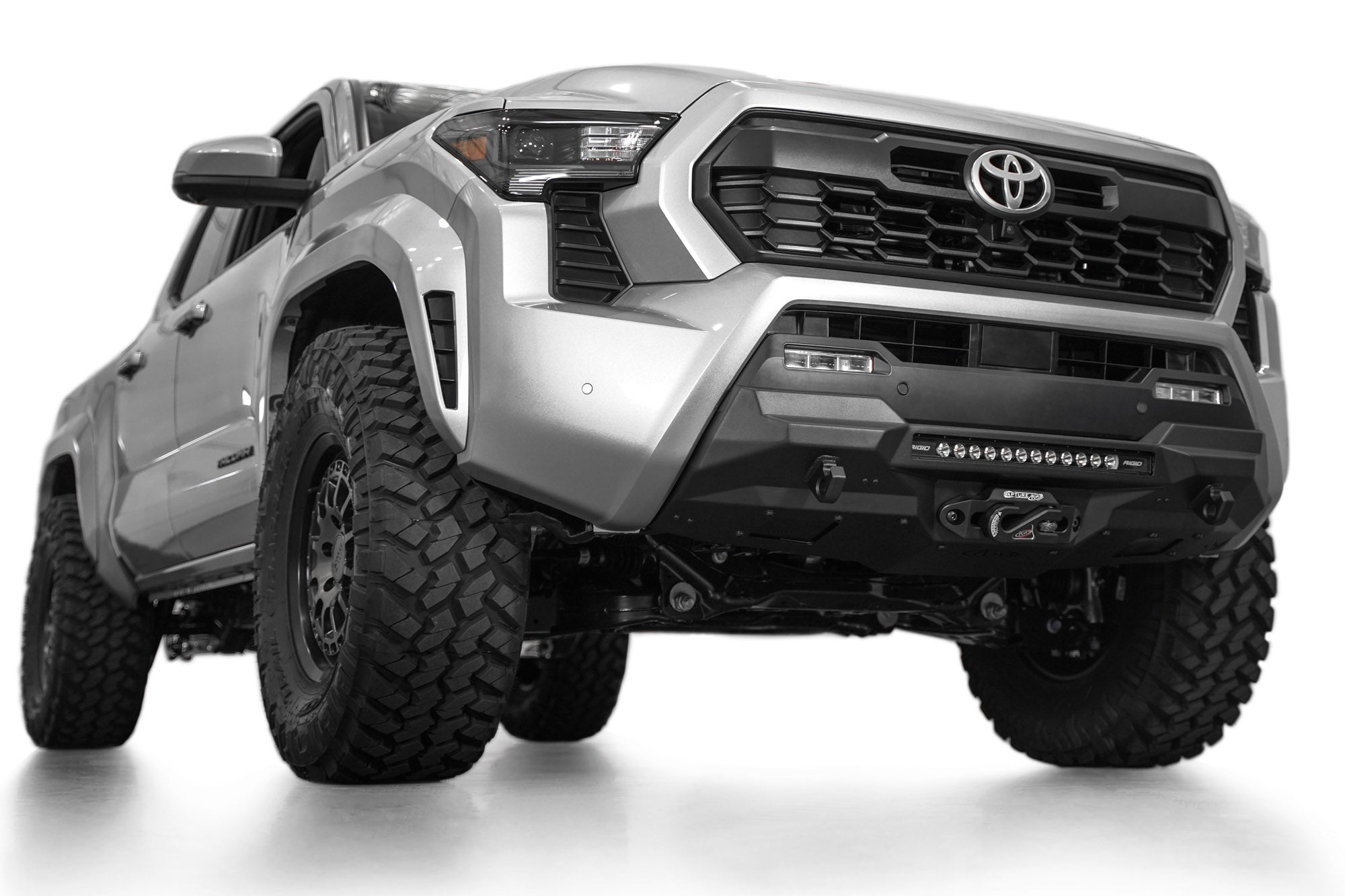 2024 Toyota Tacoma Stealth Center Mount Winch Front Bumper - Apollo Off-Road