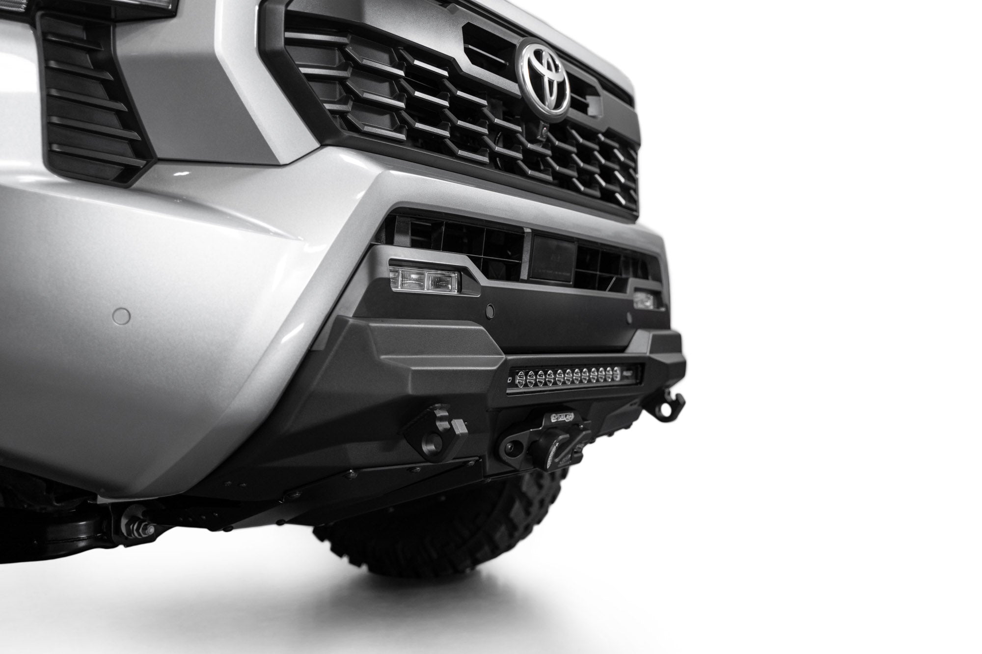 2024 Toyota Tacoma Stealth Center Mount Winch Front Bumper - Apollo Off-Road