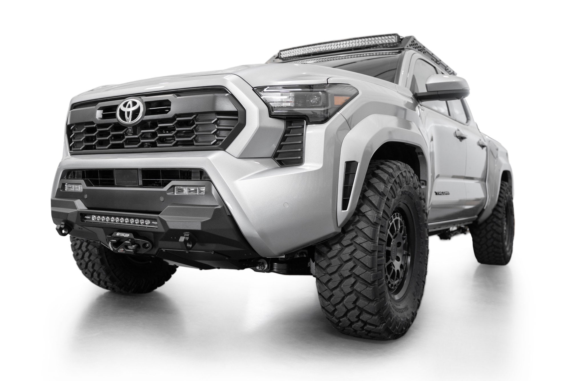 2024 Toyota Tacoma Stealth Center Mount Winch Front Bumper - Apollo Off-Road