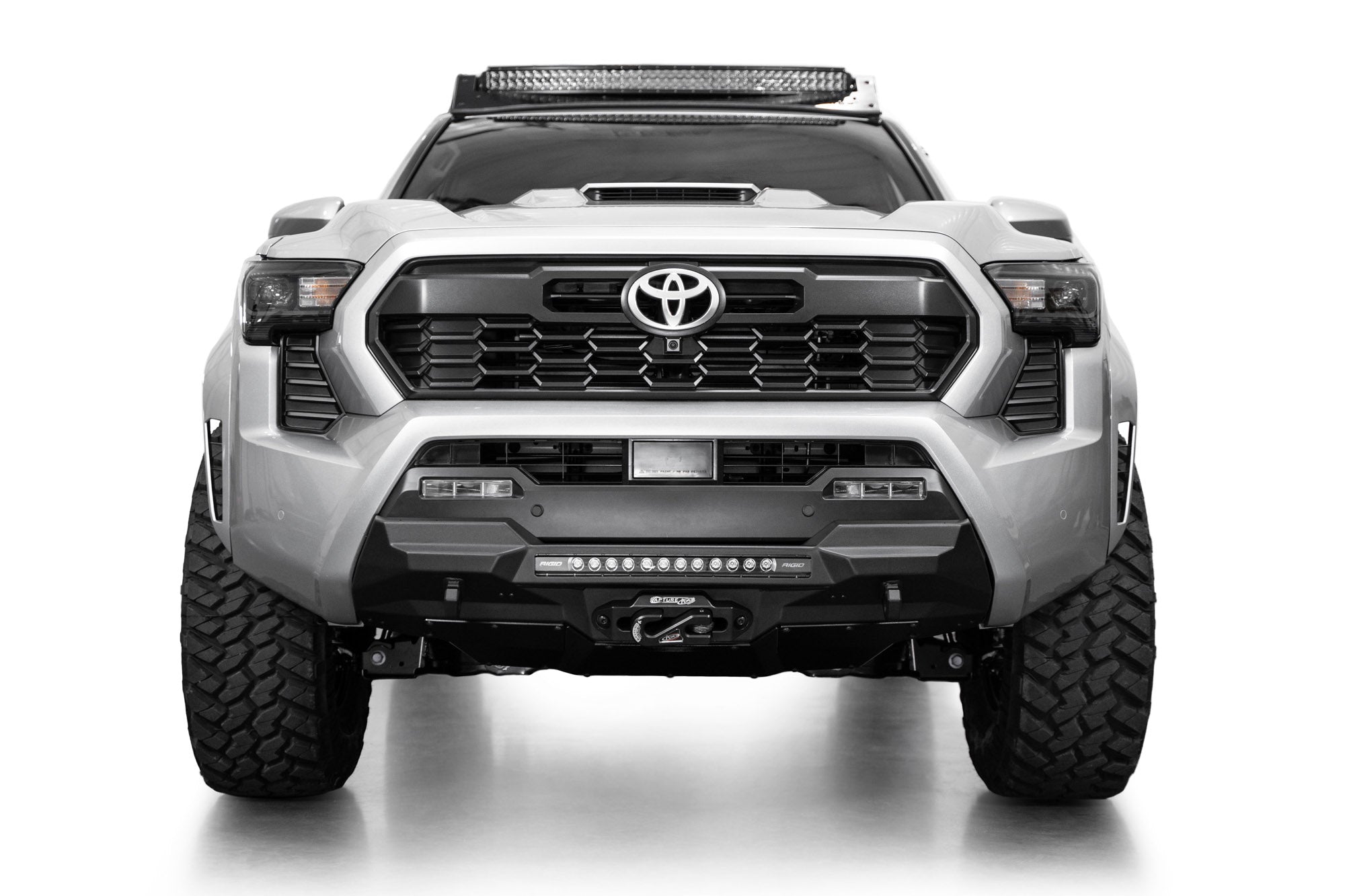 2024 Toyota Tacoma Stealth Center Mount Winch Front Bumper - Apollo Off-Road