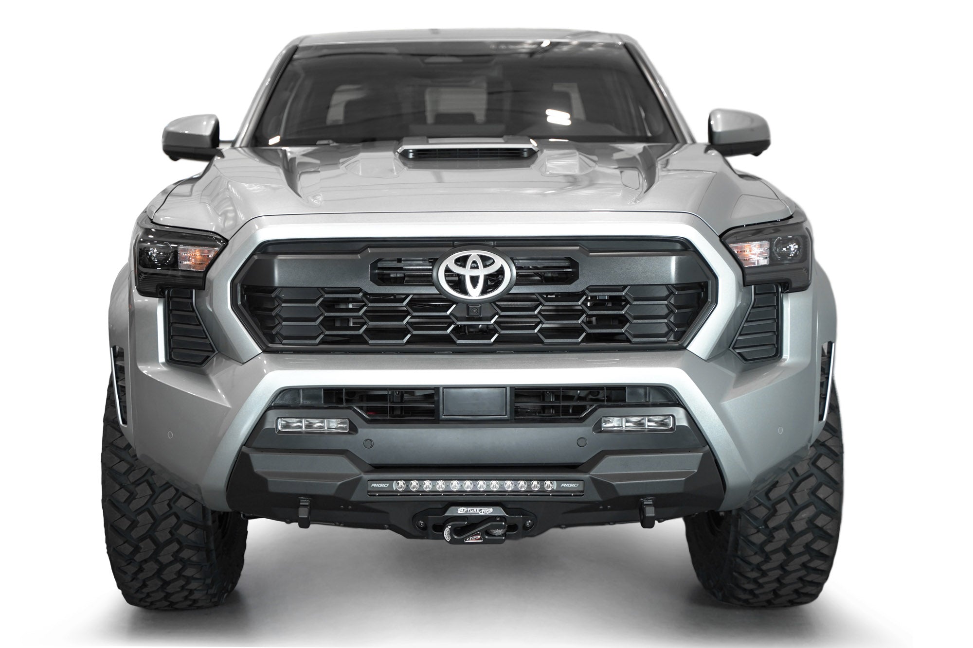 2024 Toyota Tacoma Stealth Center Mount Winch Front Bumper - Apollo Off-Road