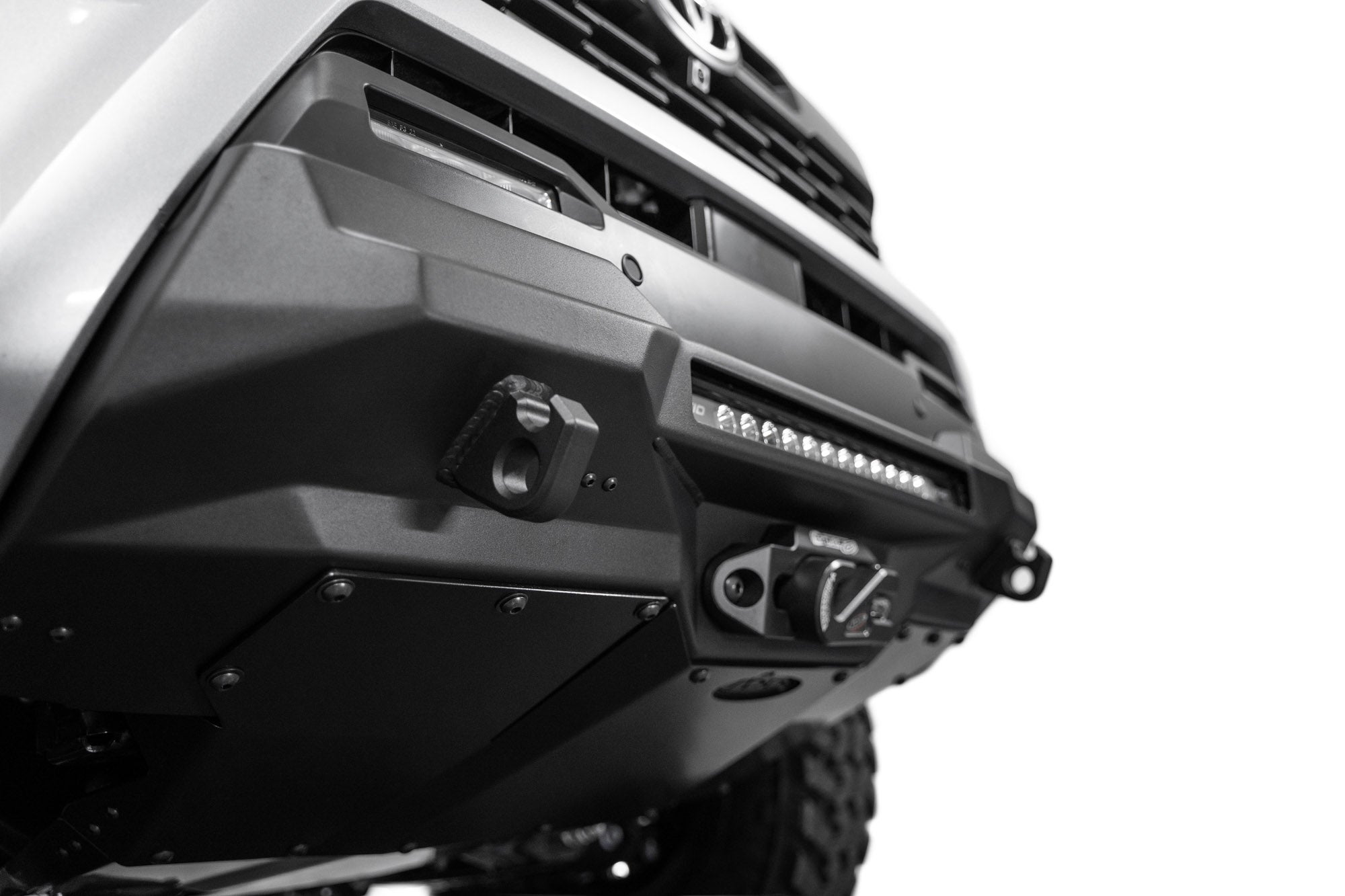 2024 Toyota Tacoma Stealth Center Mount Winch Front Bumper - Apollo Off-Road