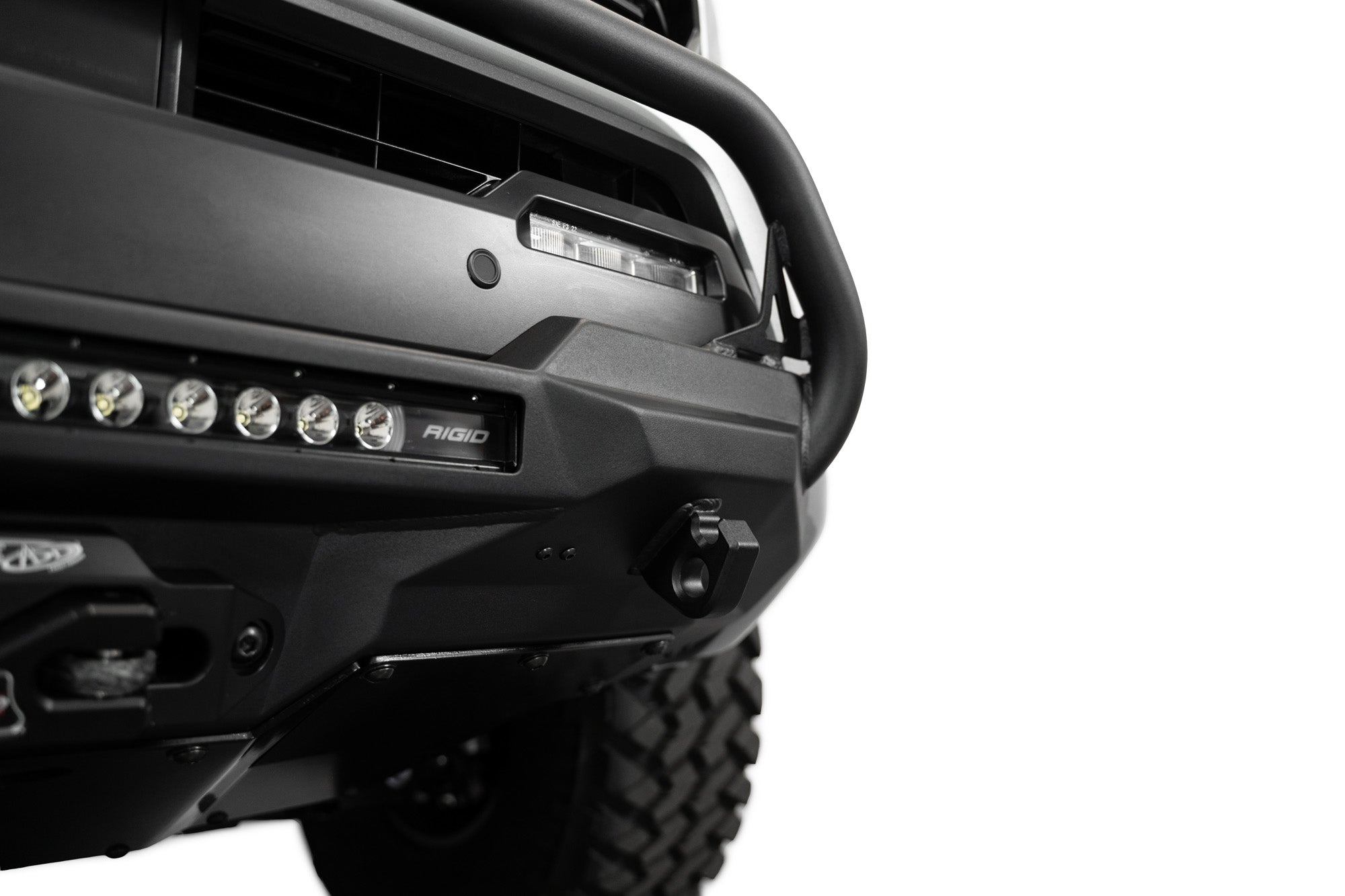 2024+ Toyota Tacoma Stealth Center Mount Winch Front Bumper With Top Hoop - Apollo Off-Road