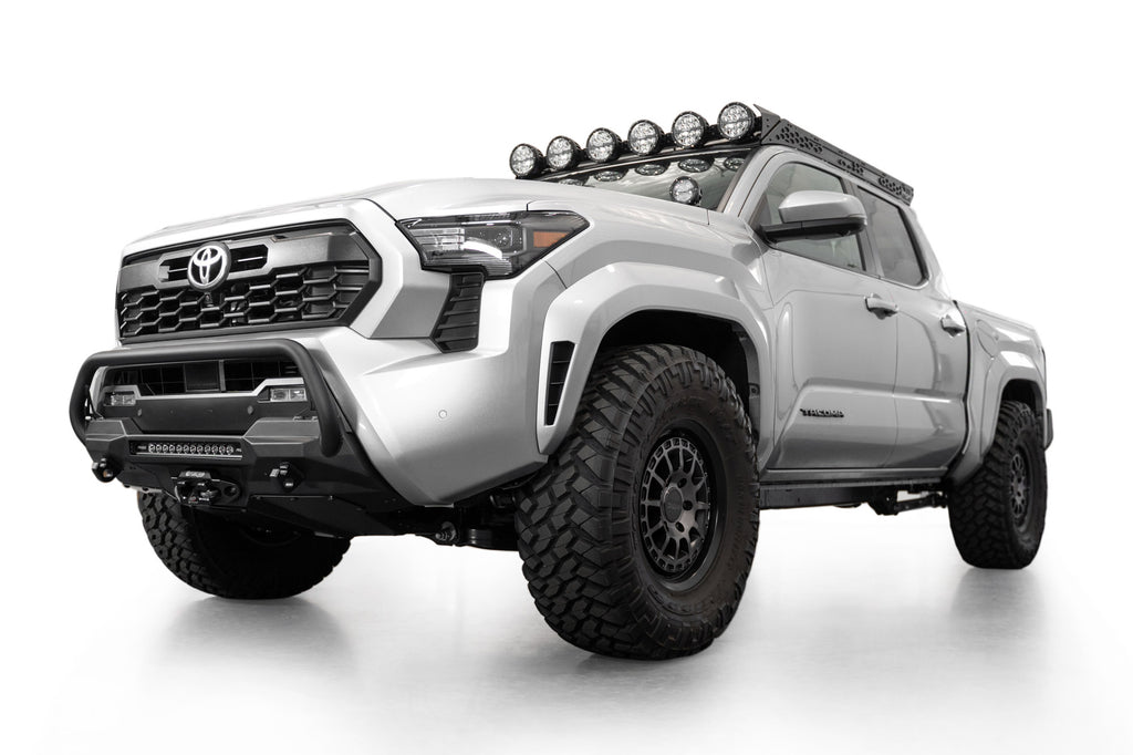 2024+ Toyota Tacoma Stealth Center Mount Winch Front Bumper With Top Hoop - Apollo Off-Road