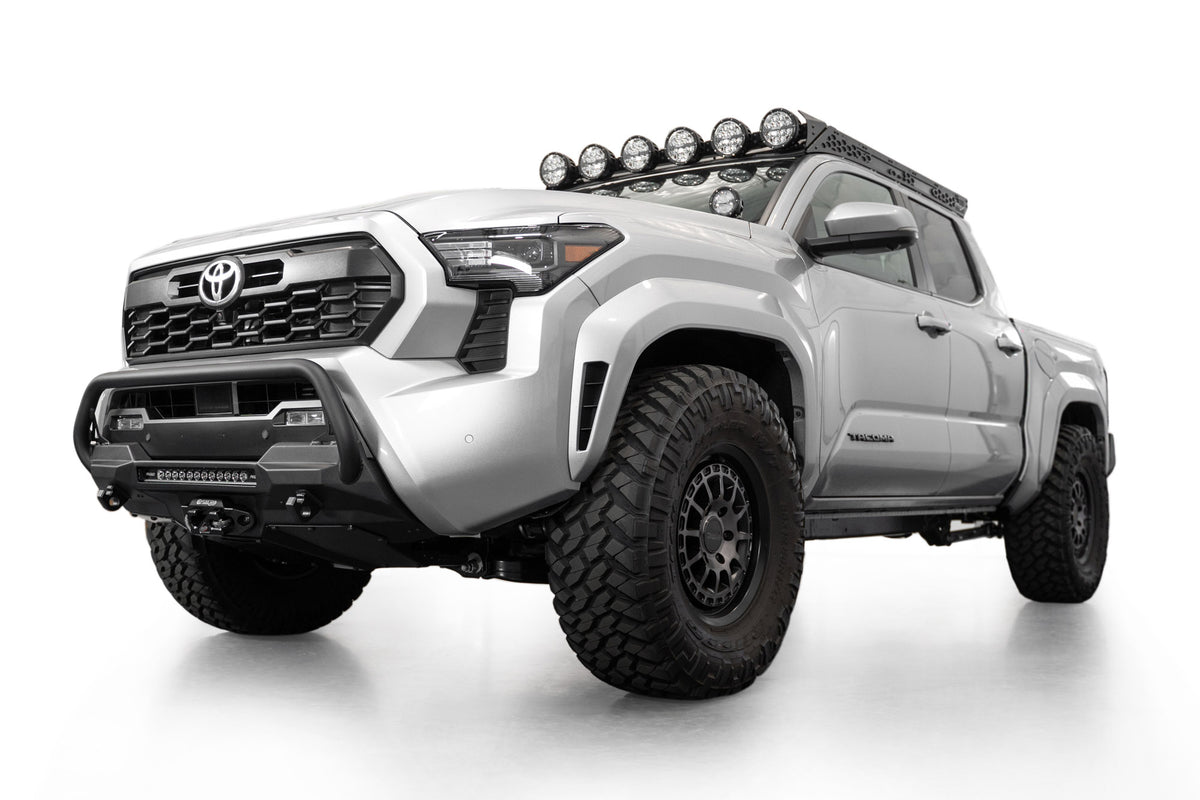 2024+ Toyota Tacoma Stealth Center Mount Winch Front Bumper With Top Hoop - Apollo Off-Road