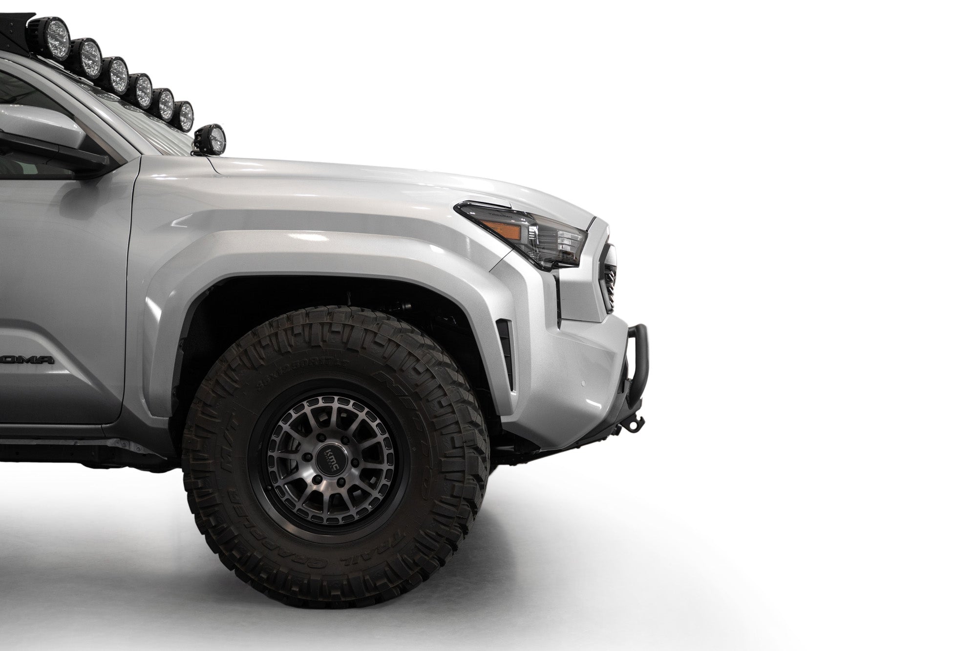 2024+ Toyota Tacoma Stealth Center Mount Winch Front Bumper With Top Hoop - Apollo Off-Road