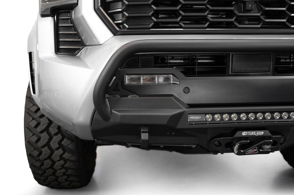 2024+ Toyota Tacoma Stealth Center Mount Winch Front Bumper With Top Hoop - Apollo Off-Road