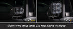Diode Dynamics SS3 LED Ditch Light Kit for 2019-2021 Ford Ranger Pro Yellow Combo