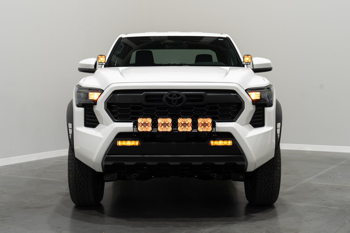 Diode Dynamics SS5 Grille CrossLink Lightbar Kit for 2024+ Toyota Tacoma Sport Yellow Combo