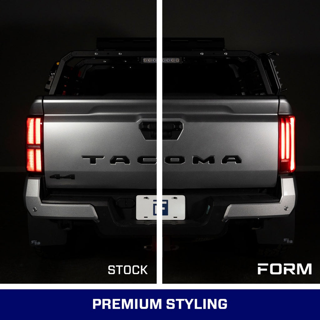 2024+ Toyota Tacoma LED Tail Lights Red (pair) - Apollo Off-Road
