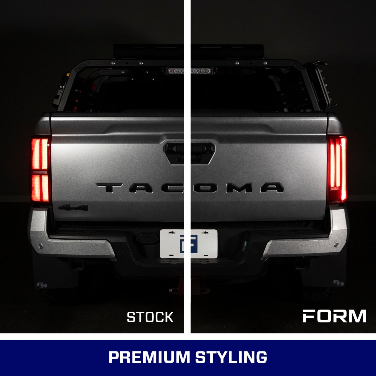 2024+ Toyota Tacoma LED Tail Lights Red (pair) - Apollo Off-Road