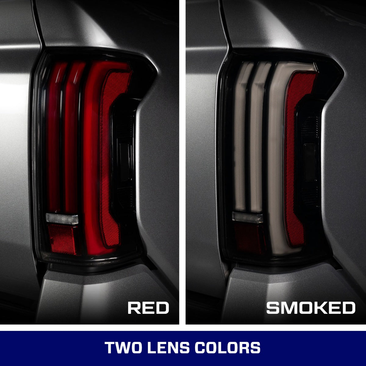 2024+ Toyota Tacoma LED Tail Lights Red (pair) - Apollo Off-Road