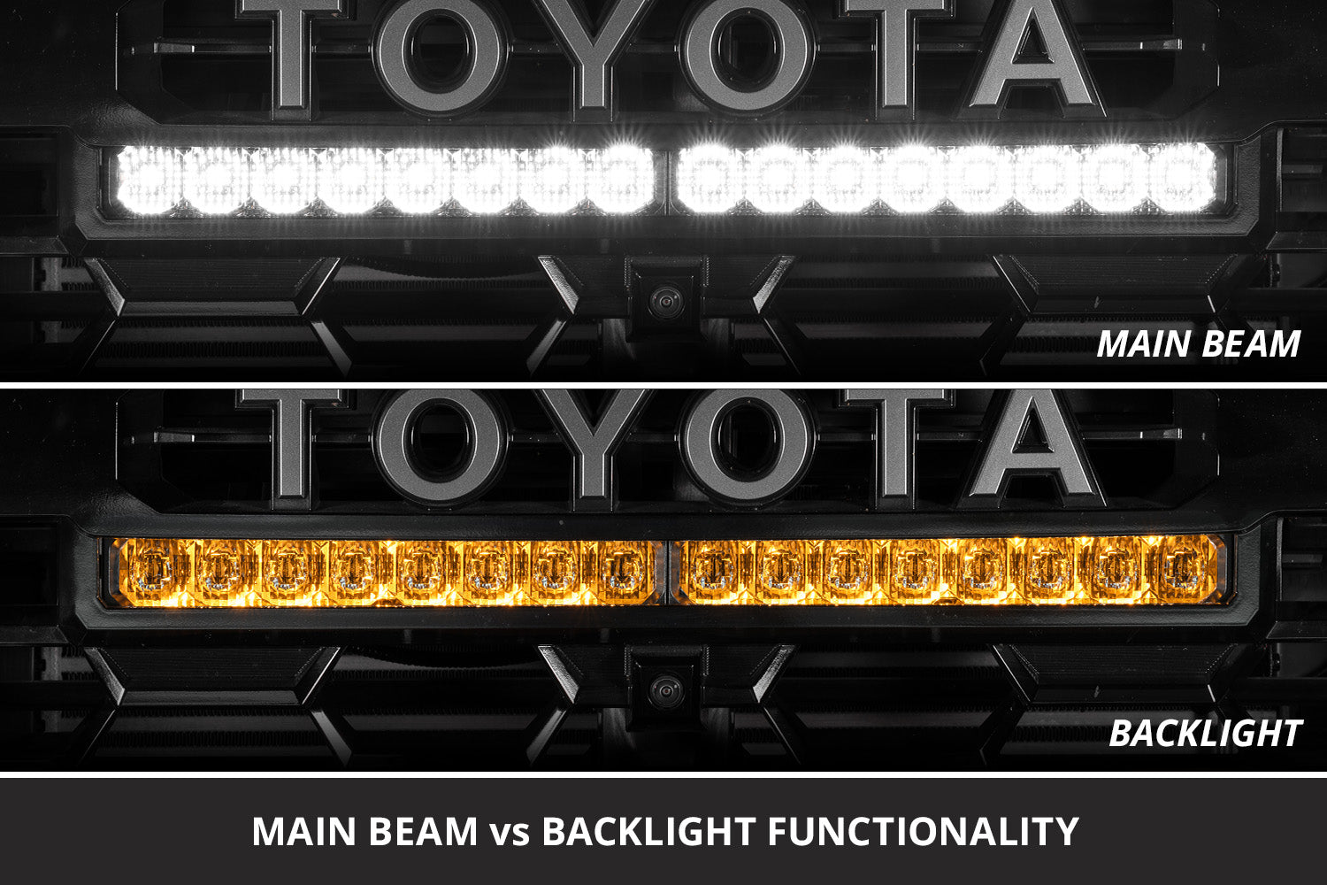 Diode Dynamics Tacoma 2024 TRD Grille Lightbar SS20 Pro White Driving