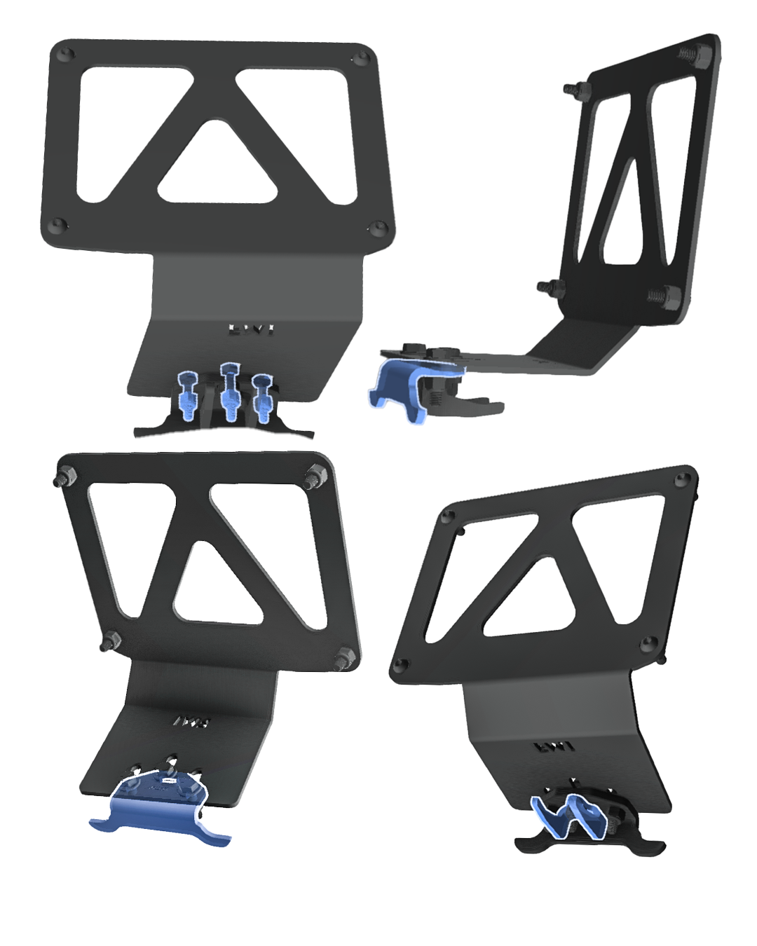 Foutz Motorsports Front Tow Hook License Plate Mount 2025-2027 Ford Expedition