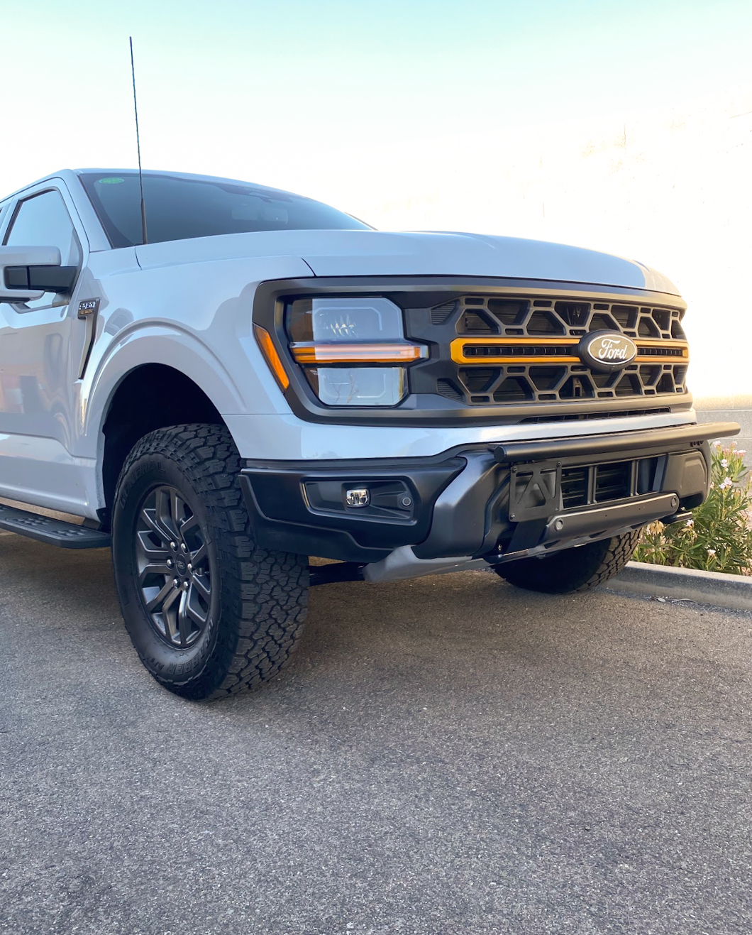 Foutz Motorsports Front Tow Hook License Plate Mount 2025 Ford F-150 Tremor